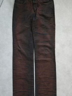 Roberto Cavalli Red Brown Black Washed Jeans